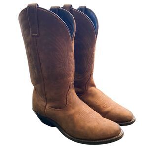 Masterson Western Boots Women’s 7.5 Brown Embroidered Floral Work Shoes